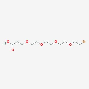 molecular formula C11H21BrO6 B1667891 溴-PEG4-酸 CAS No. 1393330-38-5