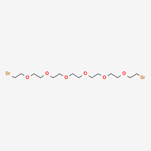 molecular formula C14H28Br2O6 B1667897 Bromo-PEG6-bromide CAS No. 72713-23-6