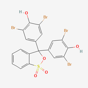 molecular formula C19H10Br4O5S B1667898 Bromophenol blue CAS No. 115-39-9