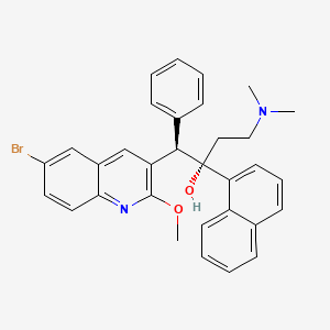 molecular formula C32H31BrN2O2 B1667903 Bedaquiline CAS No. 843663-66-1