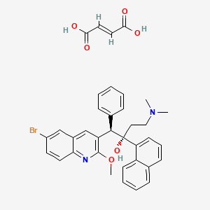 molecular formula C36H35BrN2O6 B1667904 Bedaquiline Fumarate CAS No. 845533-86-0