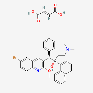 molecular formula C36H35BrN2O6 B1667904 Bedaquiline fumarate CAS No. 845533-86-0