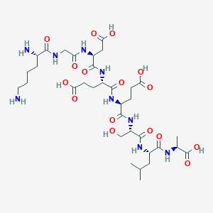 molecular formula C34H57N9O16 B1667906 Delicious peptide CAS No. 73984-05-1