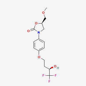 molecular formula C15H18F3NO5 B1667909 Befloxatone CAS No. 134564-82-2