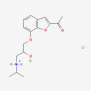 molecular formula C16H22ClNO4 B1667912 Befunolol hydrochloride CAS No. 39543-79-8