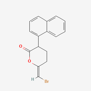 molecular formula C16H13BrO2 B1667914 Bromoenol Lactone CAS No. 88070-98-8