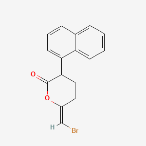 molecular formula C16H13BrO2 B1667914 Bromoenol lactone CAS No. 88070-98-8