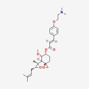 molecular formula C29H41NO6 B1667920 Beloranib CAS No. 251111-30-5