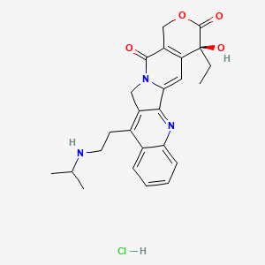 molecular formula C25H28ClN3O4 B1667921 Belotecan Hydrochloride CAS No. 213819-48-8