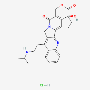 molecular formula C25H28ClN3O4 B1667921 Belotecan hydrochloride CAS No. 213819-48-8