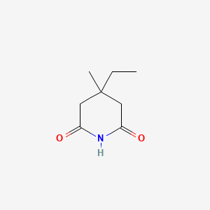 molecular formula C8H13NO2 B1667925 Bemegride CAS No. 64-65-3