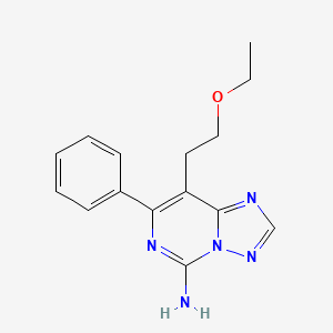 molecular formula C15H17N5O B1667927 贝米曲拉定 CAS No. 88133-11-3