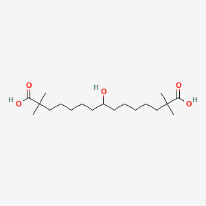 molecular formula C19H36O5 B1667928 Bempedoic acid CAS No. 738606-46-7