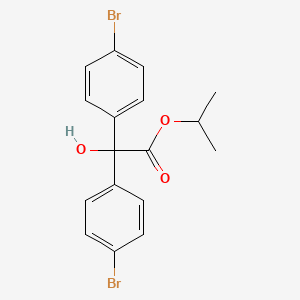 molecular formula C17H16Br2O3 B1667929 Bromopropylate CAS No. 18181-80-1