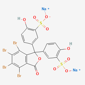 molecular formula C20H8Br4Na2O10S2 B1667931 Sulfobromophthalein, disodium salt CAS No. 71-67-0