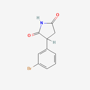 molecular formula C10H8BrNO2 B1667940 Brosuximide CAS No. 22855-57-8