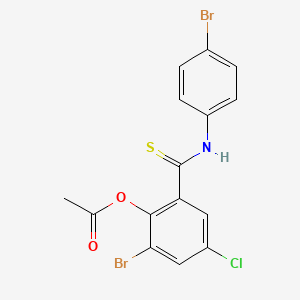 molecular formula C15H10Br2ClNO2S B1667941 Brotianide CAS No. 23233-88-7