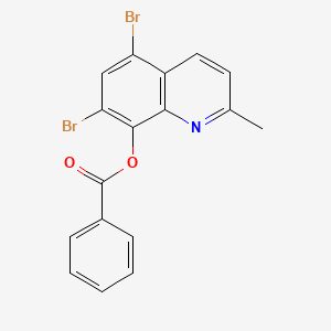 molecular formula C17H11Br2NO2 B1667944 Broxaldine CAS No. 3684-46-6