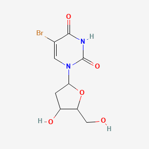 molecular formula C9H11BrN2O5 B1667946 5-Bromo-2'-deoxyuridine CAS No. 59-14-3