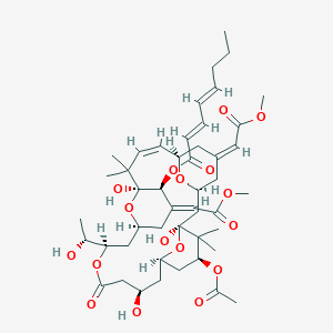 molecular formula C47H68O17 B1667955 Bryostatin CAS No. 83314-01-6