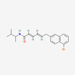 molecular formula C21H24BrNO B1667963 Btg 502 CAS No. 99083-11-1