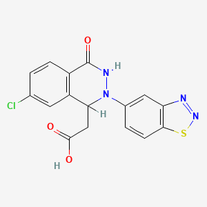 molecular formula C16H11ClN4O3S B1667970 Bts 39542 CAS No. 57410-31-8