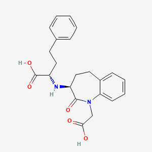 molecular formula C22H24N2O5 B1667979 Benazeprilat CAS No. 86541-78-8