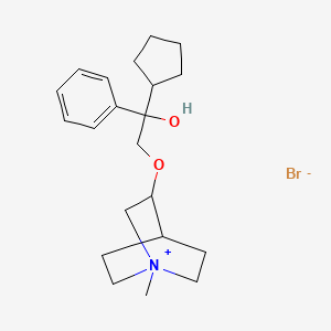 molecular formula C21H32BrNO2 B1667981 Bencycloquidium bromide CAS No. 860804-18-8