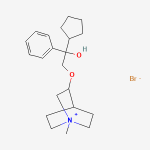 molecular formula C21H32BrNO2 B1667981 Bencycloquidium Bromide CAS No. 860804-18-8