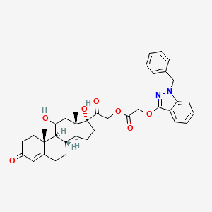 molecular formula C37H42N2O7 B1667982 Bendacort CAS No. 53716-43-1