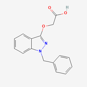 molecular formula C16H14N2O3 B1667983 Bendazac CAS No. 20187-55-7