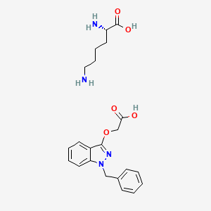 molecular formula C22H28N4O5 B1667984 Bendazaclysine CAS No. 81919-14-4