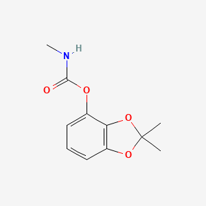 molecular formula C11H13NO4 B1667985 Bendiocarb CAS No. 22781-23-3