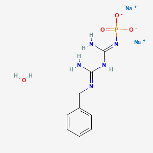 molecular formula C9H14N5Na2O4P B1667991 苯福替胺 CAS No. 52658-53-4