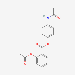 molecular formula C17H15NO5 B1667997 Benorylate CAS No. 5003-48-5