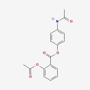 molecular formula C17H15NO5 B1667997 Benorilate CAS No. 5003-48-5