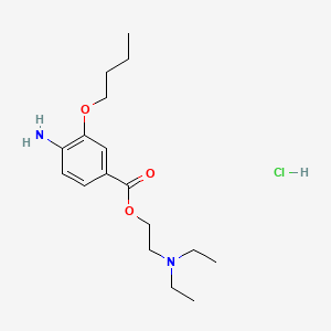 molecular formula C17H29ClN2O3 B1668001 Oxybuprocaine Hydrochloride CAS No. 5987-82-6