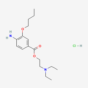 molecular formula C17H29ClN2O3 B1668001 Benoxinate hydrochloride CAS No. 5987-82-6