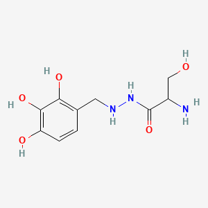 molecular formula C10H15N3O5 B1668006 Benserazide CAS No. 322-35-0