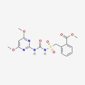 molecular formula C16H18N4O7S B1668007 Bensulfuron-methyl CAS No. 83055-99-6