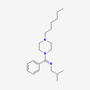 molecular formula C21H35N3 B1668016 布卡因 CAS No. 51481-62-0