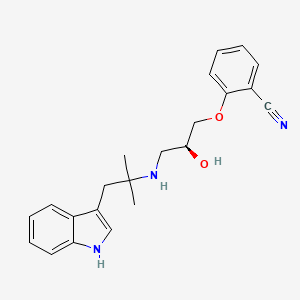 molecular formula C22H25N3O2 B1668019 (S)-Bucindolol CAS No. 91548-61-7