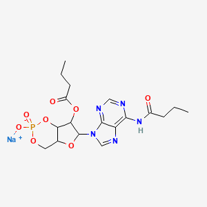 molecular formula C18H23N5NaO8P B1668022 Bucladesine sodium CAS No. 16980-89-5