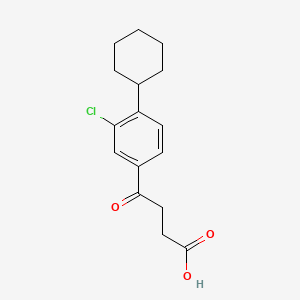 molecular formula C16H19ClO3 B1668023 Bucloxic acid CAS No. 32808-51-8