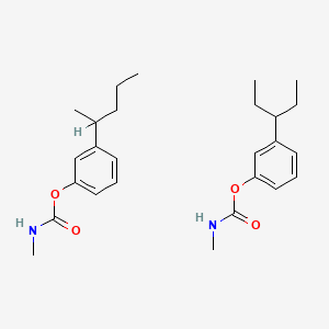 molecular formula C26H38N2O4 B1668033 Bufencarb CAS No. 8065-36-9
