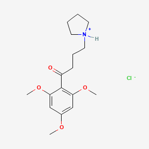 molecular formula C17H26ClNO4 B1668038 Buflomedil hydrochloride CAS No. 35543-24-9
