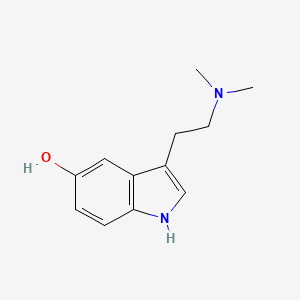 molecular formula C12H16N2O B1668041 Bufotenin CAS No. 487-93-4
