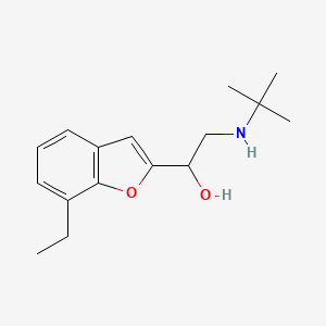 molecular formula C16H23NO2 B1668043 Bufuralol CAS No. 54340-62-4