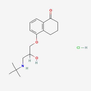 molecular formula C17H26ClNO3 B1668054 Bunolol hydrochloride CAS No. 31969-05-8