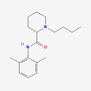 molecular formula C18H28N2O B1668057 Bupivacaine CAS No. 38396-39-3